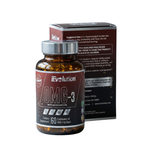 OMG-3 Omega 3 with Astaxanthin Supplement Bottle